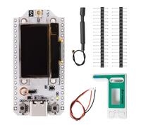 LoRa V3 per ESP-32 Display,QIQIAZI LoRa per ESP-32 Meshtastic Modulo WiFi + BLE con display OLED e antenna LoRa Case Enclosure Cover, IOT per ESP-32 USB C Modulo Dual-Core 240MHz 915MHz per Arduino