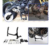 Lorababer Cavalletto Centrale per Moto da Corsa Supporto per Cavalletto Sollevabile per Parcheggio Cavalletto Centrale Solido Per MT07 FZ07 FZ MT 07 MT-07 FZ-07 Tracer 700 2013-2020