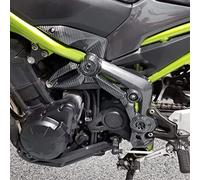 Lorababer Copertura Laterale Sinistra Destra del Telaio Coperchio del Pannello di Rivestimento Copertura Della Carenatura del Corpo per Z900 Z 900 2017 2018 2019 (Nero)