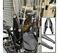Lorababer Kit di regolazione del parabrezza anteriore del motociclo Staffa di regolazione del supporto del parabrezza Kit telaio di supporto compatibile con Tenere 700 XTZ700 XTZ 700 2019-2024