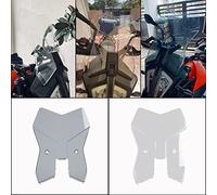 Lorababer Moto Touring Racing Carenatura Parabrezza Schermo Deflettore del Flusso d'Aria Compatibile con 390 Adventure 2020 2021 2022 2023 Protezione per Visiera per Zanzariera (Grigio Fumé)