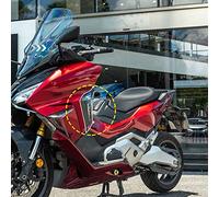 Lorababer Motocicletta Anteriore Superiore Ala Laterale Deflettore Parabrezza Cupolino Compatibile con H-onda Forza 750 Parti 2021 2022 Flusso D'aria Winglets Trim Coperchio (Fumo)
