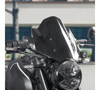 Lorababer Parabrezza per moto Carenatura anteriore Deflettore del vento Parabrezza compatibile con Trident 660 2021 2022 2023 (Nero Fumé)