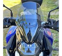 Lorababer Parabrezza per moto Parabrezza Spoiler Deflettore d'aria Visiera per zanzariera a doppia bolla compatibile con Parte moto F900R F 900 R F-900-R 2020 2021 2022 2023 (Grigio Fumo)
