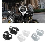 Lorababer Paramano per Moto Proteggi Spazzola Proteggi Manubrio Protezione per Antivento per Africa Twin CRF1100L Adv. Sport 2020-2024 XADV750 2021-2024 XL750 Transalp 23-24 (Trasparente)