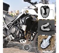 Lorababer Piastra di estensione per cavalletto per moto Piastra di estensione per cavalletto laterale in alluminio compatibile con T.riumph TIGER 900 Rally / Rally Pro 2021+