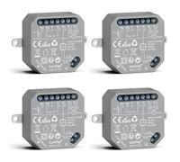 LoraTap 4 interruttori per tapparelle ZigBee - Controllo intelligente Home per tapparelle veneziane 380 W, compatibile con l'hub