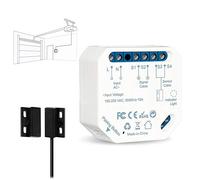 LoraTap Apriporta del Garage Collegato WiFi, Interruttore intelligente della porta, compatibile con Google Home Alexa, Interruttore remoto Controllato Kit Smart Module per cancello scorrevole