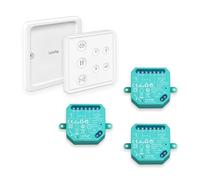 LoraTap Comando 3 Tapparelle: 1 Telecomando 3 Motori Senza Ricablaggio 230V | Singolo o tutti - Niente Wi-Fi o app - Interruttori mantenuti - Veneziana/Tenda da sole/Aprifinestra