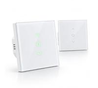 LoraTap Interruttore tapparella Wi-Fi 2: controllo centrale in tutta la | Orari e posizioni da 0 a 100% - Meno percorsi giornalieri - Controlla lo stato in movimento - Nessun hub necessario