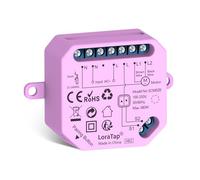 LoraTap Interruttore Tapparella ZigBee: Compatibile con Alexa, Controllo Vocale, Modulo di Comando Motori, Relè ZigBee 380W, Smart Life App - Timer Switch Persiane, Richiede LoraTap ZigBee Hub
