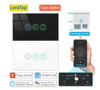 LoraTap Tuya Smart Life ZigBee US Interruttore per tende per tapparelle Interruttore percentuale timer telecomando Assistente Google Alexa