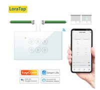 LoraTap Tuya US interruttore per tende per tapparelle tubolari telecomando di Smart Life Google Home Alexa App Voice funziona supporto