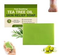 Loravey Relief Soap Bar, 2025 Nouveau savon d'huile d'arbre à thé Loravey, savons naturels pour peau saine, savons de nettoyage à base de plantes (1PC)