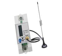 LoRaWAN Single Phase Meter LCD Display | EM114039-01 RS485 RTU 5(80A) kWh Din Rail Pulse Meter(WITH SUCTION CUP ANTENNA)