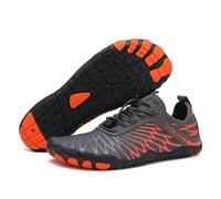 Lorax Pro Scarpe a piedi nudi da donna, Lorax Pro - Scarpe a piedi nudi sane e antiscivolo unisex, Scarpe da trekking a piedi nudi (Color : Gray Orange, Size : US-8)