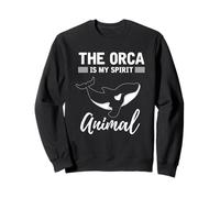 L'Orca È Il Mio Animale Spirito Mare Balena Assassina Felpa