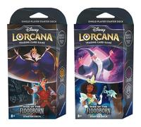DISNEY LORCANA: RISE OF THE FLOODBORN - STARTER DECK AMETIST/STEEL - INGLESE