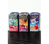 LORCANA THE FIRST CHAPTER 3 STARTER DECK Bundle Completo Sealed English 2023 New