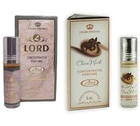 Lord & Choco Musk Concentrated Perfume Oil Roll-On Combo Pack of 2 (6ml Each) | Long Lasting Alcohol-Free Attar for Men & Women