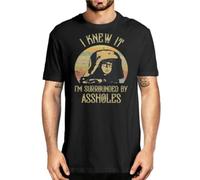 Lord Dark Helmet Spaceballs I Knew It I'm Surrounded By Asshols T-Shirt Black3XL