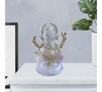 Lord Ganesh Figurina Elefante Dio Buddha Scultura Auto Ufficio Ganesha