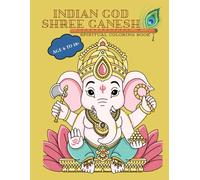 Lord Ganesha Coloring Book for Kids and Adults