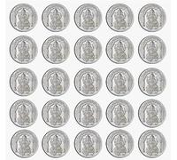 Lord Ganeshji Coin In Pure Silver 99.9 Religious Coin 1 Gram - (Set of Coin) (50 PCS)