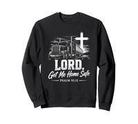 Lord, Get Me Home Safe - Psalm 91:11 Christian Trucker Felpa