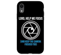 Lord Help Me Focus Operatore di telecamere Chiesa Media Videografo Custodia per iPhone XR