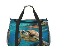 Lord Howe Island Sea Turtle Print Borsa pieghevole da portare a mano di grande capacità per viaggi di fine settimana in aereo