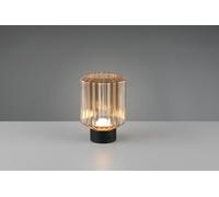 Lampada LED ricaricabile color ambra Lord Trio beige