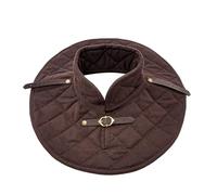 Lord of Battles Collare imbottito medievale con catena, protezione per la posta, in cotone rinascimentale, costume da Gorget, Marrone, Prossoefinito