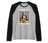 Lord Of The Lunch - Ciotola per gatti divertente Maglia con Maniche Raglan