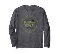 Lord of The Rings Middle Earth Over Map Maglia a Manica