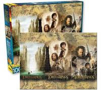 Lord Of The Rings Poster Trittico 1000 Pezzi Puzzle 510mm x 710mm