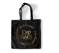 Lord of The Rings Tote Bag Gold Foil