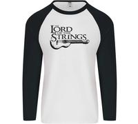 Lord Of The Strings Chitarrista Chitarra Uomo L/S Baseball T-Shirt
