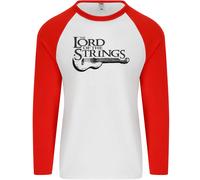 Lord Of The Strings Chitarrista Chitarra Uomo L/S Baseball T-Shirt