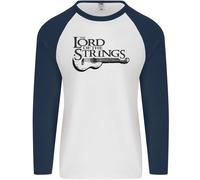 Lord Of The Strings Chitarrista Chitarra Uomo L/S Baseball T-Shirt