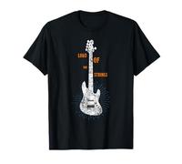 Lord Of The Strings T Shirt Basso Chitarra Elettrica Playert Maglietta
