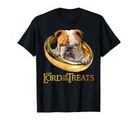 Lord of the Treats - Funny Old English Bulldog per Natale Maglietta