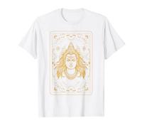 Lord Shiva Il Distruttore Tarocchi Carta - Induismo Spirituale OM Maglietta
