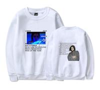 Lorde Merch The Virgin Tour 2025 Felpa Girocollo Manica Lunga Donna/Uomo Unisex Streetwear, bianco, M