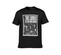 Lords of The New Church Flyer T-Shirt Graphic Tee Printed Top Mens Shirt Black L