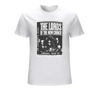 Lords of The New Church Flyer T-Shirt Printed Top Mens Tee T-Shirt WhiteXL