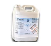 LordsWorld Pool Care - Antialga Liquido - Idoneo per Piscina Fuori Terra, Interrata Spa e Jacuzzi, Azzurrante Acqua Limpida -Previene la Formazione di Alghe Adatto a Piscine Acqua e Sale (5Lt)