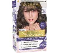 L'OREAL 6 PEZZI - EXCELLENCE COOL BIONDO SCURO ULTRA FREDDO 6.11 cura casa e p