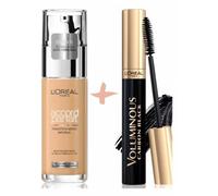 L'OREAL ACCORD PARFAIT FONDOTINTA N.2.N + MASCARA VOLUMINOUS EXTRA BLACK IN OMAG