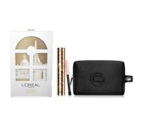 Set regalo L'Oréal Paris Mascara Nero Panorama, Mini-Matita Occhi Nera Paradise Le Khol e un'elegante Pochette nera in velluto